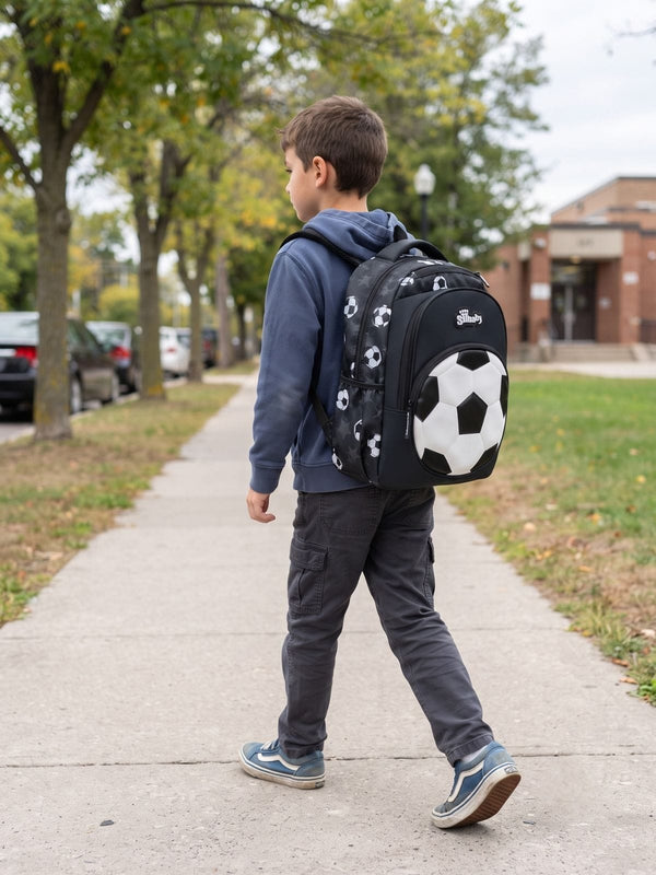 Sac de foot enfant, motif ballon relief