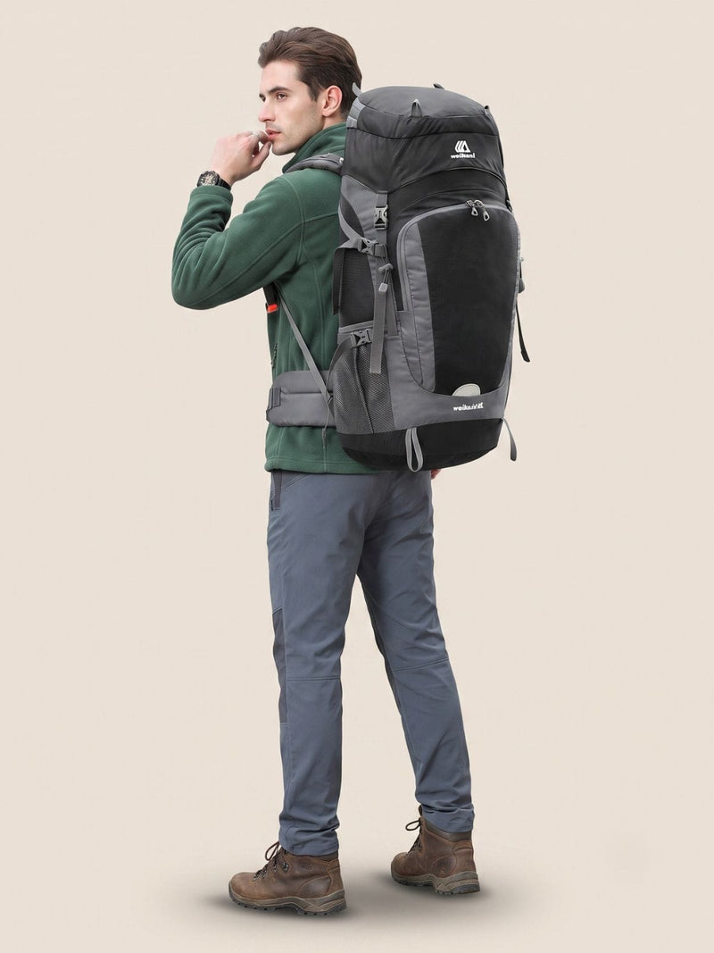 Sac à dos trekking 50+15L, housse de pluie incluse