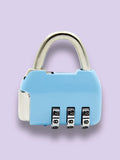 Cadenas à Code 3 Chiffres Mini - Sac, Tiroir, Casier