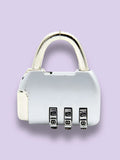 Cadenas à Code 3 Chiffres Mini - Sac, Tiroir, Casier