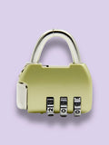 Cadenas à Code 3 Chiffres Mini - Sac, Tiroir, Casier