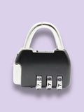 Cadenas à Code 3 Chiffres Mini - Sac, Tiroir, Casier
