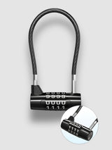 Cadenas à Code Extérieur - Câble Acier 4 Chiffres Étanche
