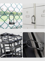 Cadenas à Code Extérieur - Câble Acier 4 Chiffres Étanche