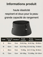 Ceinture de course à pied élastique sans rebond