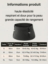 Ceinture de course à pied élastique sans rebond