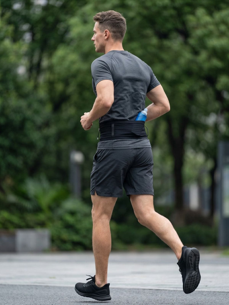 Ceinture de course à pied élastique sans rebond