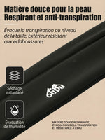 Ceinture de course avec poche gourde et bande réfléchissante