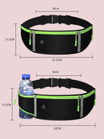 Ceinture de portage running avec 3 zones de rangement