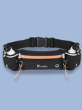 Ceinture marathon avec 2 gourdes incluses et doublure anti-dérapante