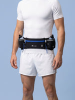 Ceinture marathon avec 2 gourdes incluses et doublure anti-dérapante