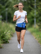 Ceinture running gourde avec porte-bouteille et bande réfléchissante