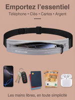 Ceinture running smartphone ultra-plate, sans rebond