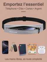Ceinture running smartphone ultra-plate, sans rebond