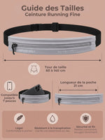 Ceinture running smartphone ultra-plate, sans rebond