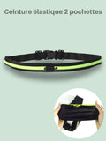 Ceinture running téléphone élastique, 1 ou 2 poches