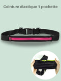 Ceinture running téléphone élastique, 1 ou 2 poches