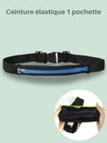 Ceinture running téléphone élastique, 1 ou 2 poches