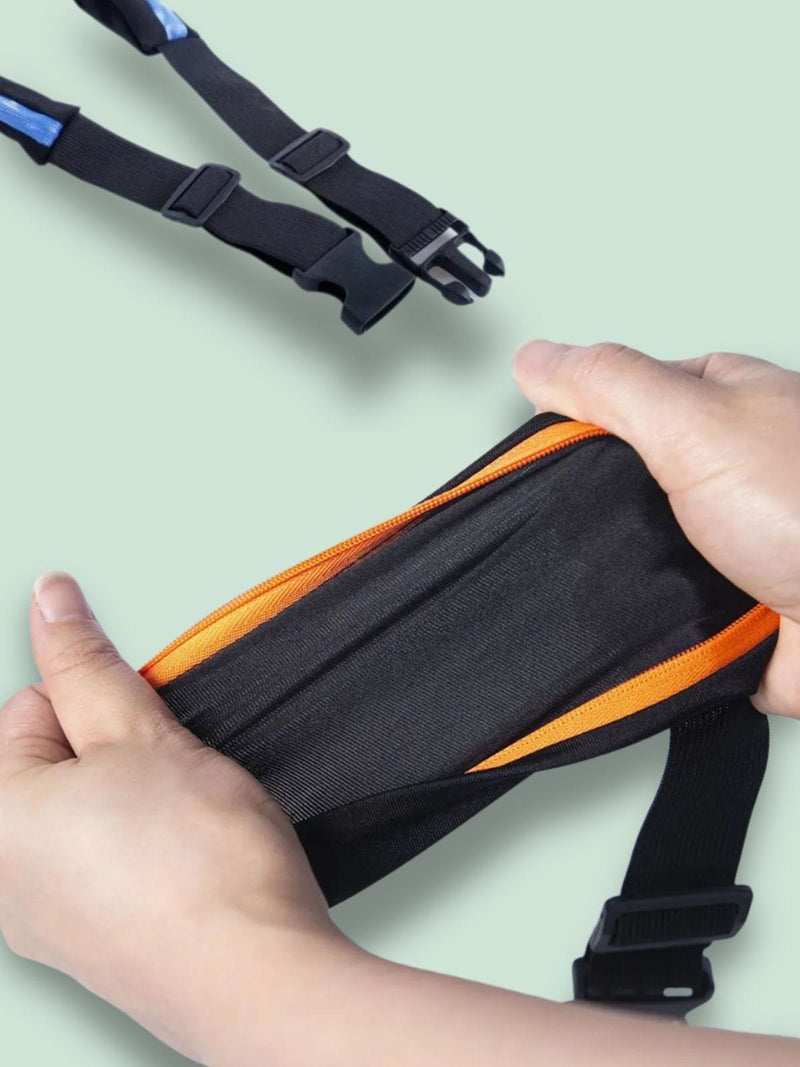 Ceinture running téléphone élastique, 1 ou 2 poches