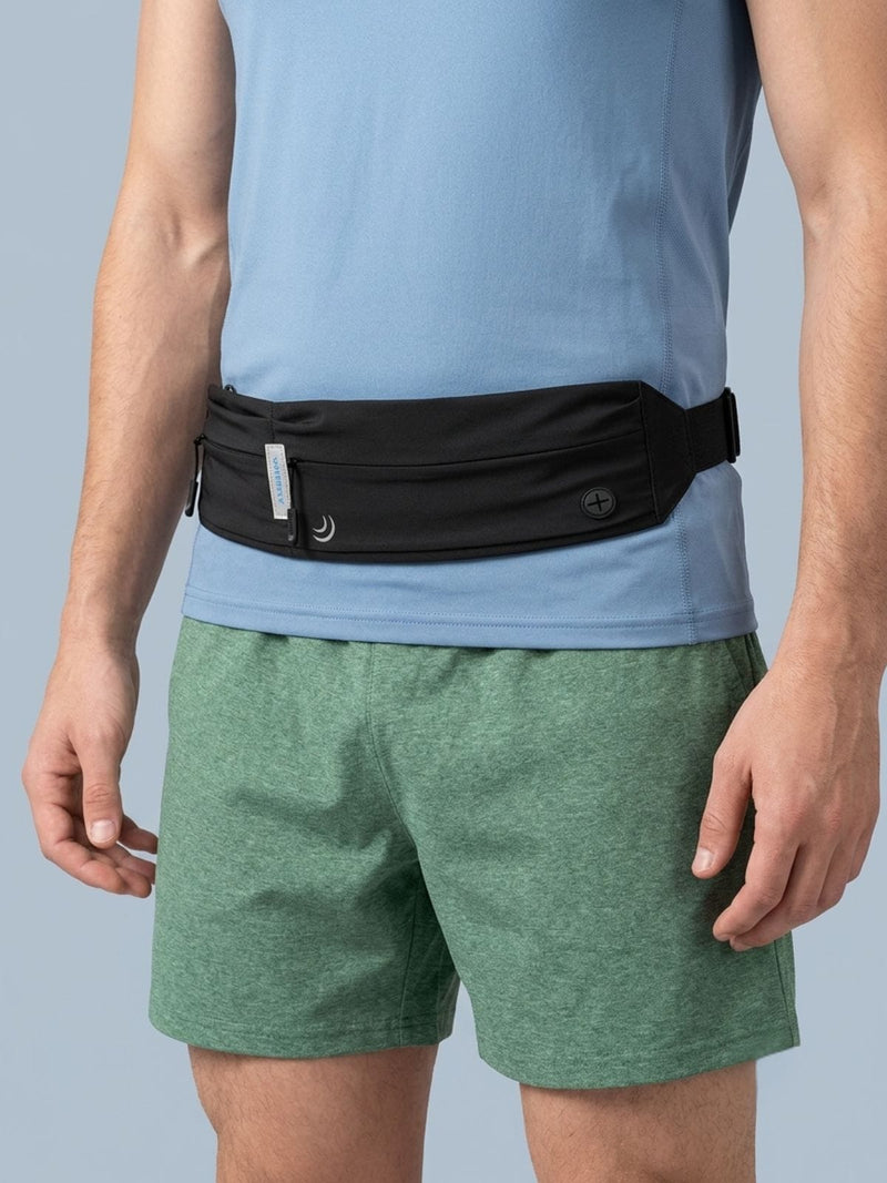 Ceinture sport running en lycra, ajustable 68-127 cm