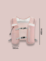 Gilet d'hydratation running ultra léger, porte-gourde