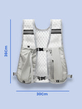 Gilet de course à pied ultra léger, poche gourde et téléphone