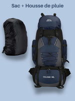 Grand sac à dos randonnée 90L, housse de pluie en option