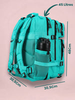 Grand sac de sport femme 45L, imprimés variés