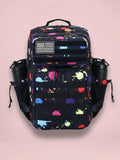 Grand sac de sport femme 45L, imprimés variés