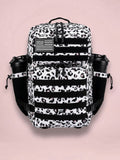 Grand sac de sport femme 45L, imprimés variés