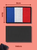 Patch Drapeau Français Brodé - Velcro ou Thermocollant