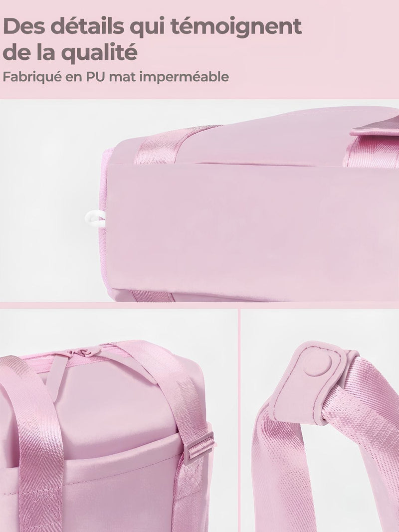 Petit sac de sport femme 28x20x13cm compact