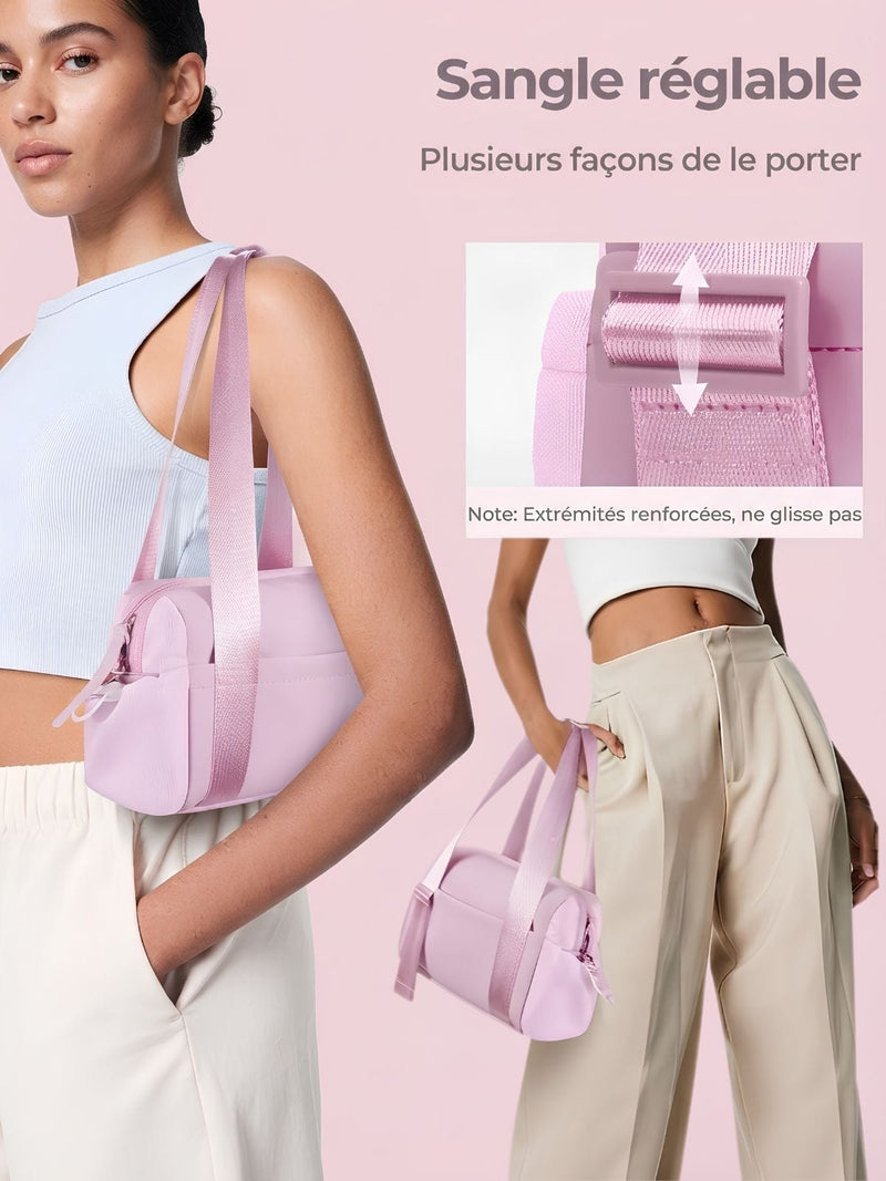 Petit sac de sport femme 28x20x13cm compact