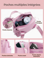 Petit sac de sport femme 28x20x13cm compact