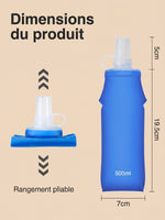 Sac à dos avec poche à eau, gourdes en option