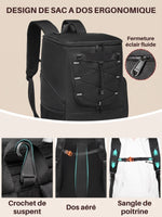 Sac à dos basketball, compartiment ballon