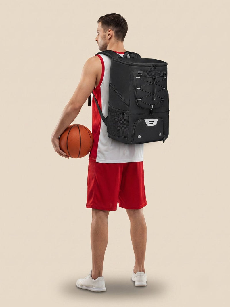 Sac à dos basketball, compartiment ballon
