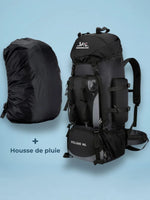 Sac à dos bivouac 90L, compartiment duvet séparé
