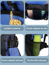 Sac à dos bivouac 90L, compartiment duvet séparé