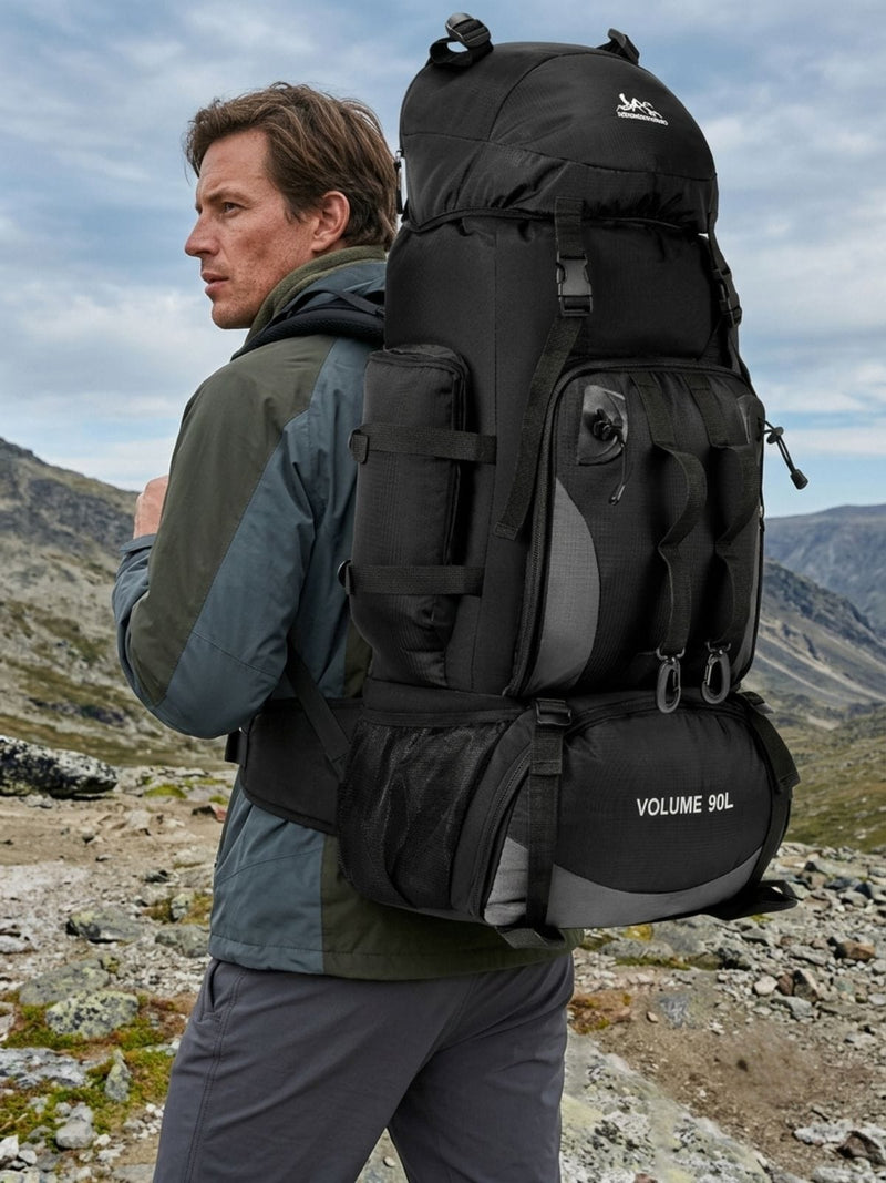 Sac à dos bivouac 90L, compartiment duvet séparé