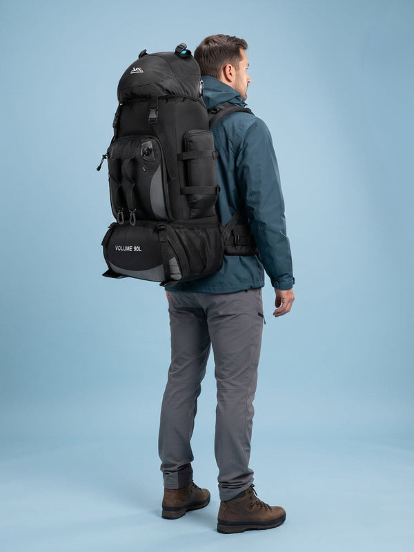 Sac à dos bivouac 90L, compartiment duvet séparé