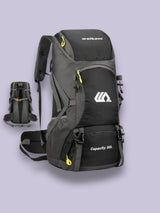 Sac à dos camping 50L, compartiment chaussures séparé