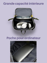 Sac à dos camping 50L, compartiment chaussures séparé