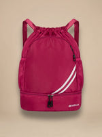 Sac à dos cordon, compartiment chaussures