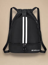 Sac à dos cordon, compartiment chaussures