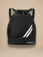 Sac à dos cordon, compartiment chaussures