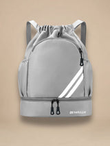 Sac à dos cordon, compartiment chaussures