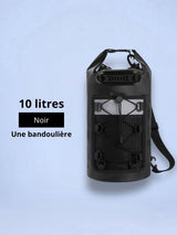 Sac à dos étanche 10 à 40L, poche bungee