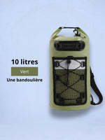 Sac à dos étanche 10 à 40L, poche bungee