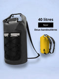 Sac à dos étanche 10 à 40L, poche bungee